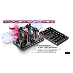 HUDY 109860 Aluminium Tray for Set-Up System